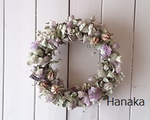 大きめ◈ユーカリとオレガノケントビューティーのリース オレガノケントビューティとユーカリのドライフラワーリースの通販 by