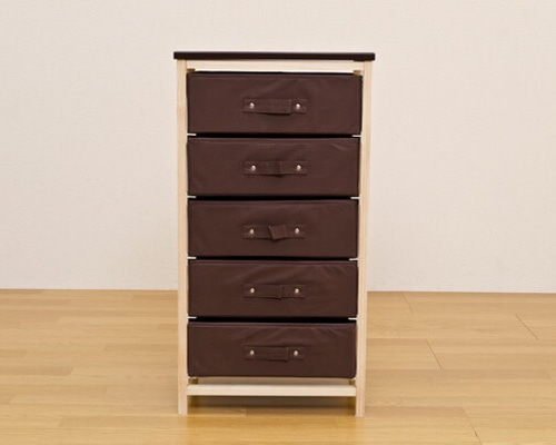 ランドリーチェスト 5段 BR/IV その他家具 トトロ 通販 1871076