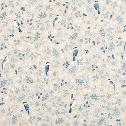 新入荷！『 Wander about forest - titmouse　青い鳥』～50cm単位でカット～ 5枚目の画像