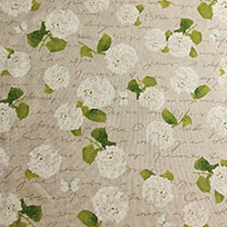 在庫限り！カットクロス！オランダ製B&B FABRICS 『ホワイト花柄　138㎝巾』～120㎝でカット済み～ 5枚目の画像