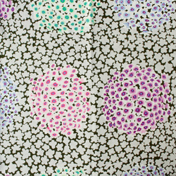 新商品！USA！『フリースピリット  ケイフ・ファセット　紫陽花のような花のデザイン』～50㎝単位でカット～ 3枚目の画像