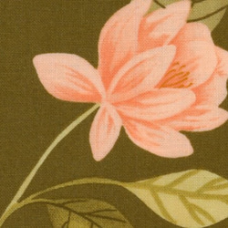 シックでお洒落！USAプリント！Moda モダ『 GOLDENROD　ピンクの花』～50㎝単位でカット～ 2枚目の画像