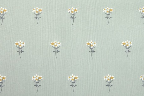新入荷！『Lace flower - mini flower  オックス生地　デザインファブリック』～50㎝単位カット～ 5枚目の画像