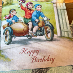 新柄入荷！『ドイツ直輸入 HappyBirthday　お誕生日おめでとう！　３人の子どもたち』 ～同柄2枚セット～ 3枚目の画像