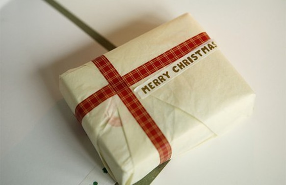 新柄入荷！クリスマス！『CHRISTMAS - Garland   マスキングテープ』～各柄2個　計4個セット～ 5枚目の画像