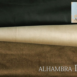 新入荷！スペイン輸入生地♪『ALHAMBRA社　密度の高い上質なベルベット生地　ダークブラウン』～50㎝単位でカット～ 3枚目の画像