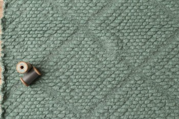 新商品！『＜イタリー製＞ウール混のジャガード織り・スライバーニット 』～50㎝単位でカット〜 3枚目の画像