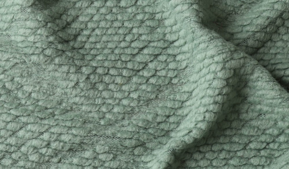 新商品！『＜イタリー製＞ウール混のジャガード織り・スライバーニット 』～50㎝単位でカット〜 6枚目の画像