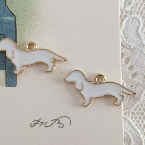 希少 Francfranc 犬 ミニチュアダックスフンド 置物 オブジェ 白色 希少 Francfranc 犬 ミニチュアダックスフンド 置物 オブジェ