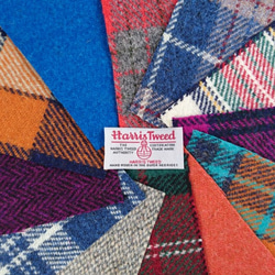 スコットランド伝統の毛織物！ ！『憧れのハリスツイードウールのカットクロス 12種類アソートFセット～ラベル1枚付き～ 3枚目の画像