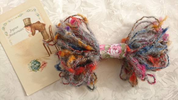 ちょこっと毛糸♪人気商品！『トルコ製　色合い可愛いふわふわミックス毛糸』 1枚目の画像