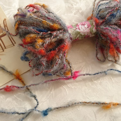 ちょこっと毛糸♪人気商品！『トルコ製　色合い可愛いふわふわミックス毛糸』 4枚目の画像