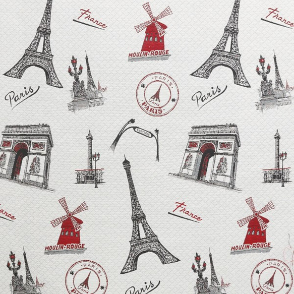 ヨーロッパ製♪『パリ柄　ゴブラン織 カットクロス』～140㎝巾×50㎝でカット済み～ 1枚目の画像