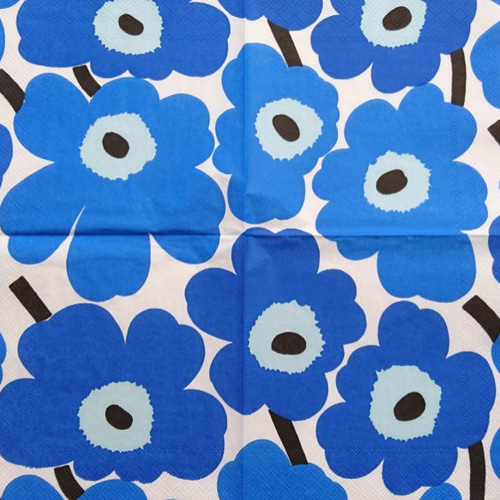 人気のmarimekko(マリメッコ) ウニッコ ブルー ペーパーナプキン』～同
