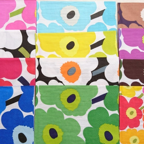 人気のmarimekko(マリメッコ) ウニッコ ブルー ペーパーナプキン』～同