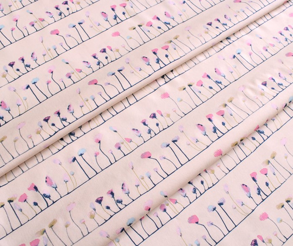 USAプリント♪『アートギャラリー Petal Flamingoes Ethereal』～50㎝単位でカット～ 2枚目の画像