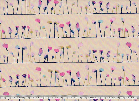 USAプリント♪『アートギャラリー Petal Flamingoes Ethereal』～50㎝単位でカット～ 3枚目の画像