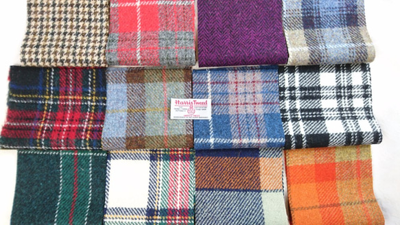 スコットランド伝統の毛織物！ ！『憧れのハリスツイードウールの