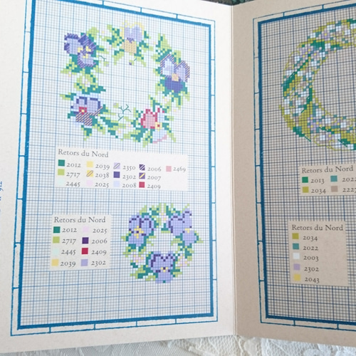 クロスステッチ図案集 Sajou 洋書