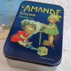 新商品！フランス製『アンティーク調のお洒落なプチ缶ボックス～子ども～』 3枚目の画像