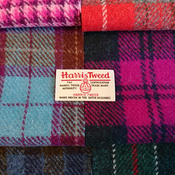 スコットランド伝統の毛織物！ 『憧れのハリスツイードウールのカットクロス 12種類アソートPセット～ラベル1枚付き～ 2枚目の画像