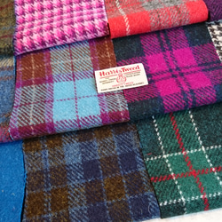 スコットランド伝統の毛織物！ 『憧れのハリスツイードウールのカットクロス 12種類アソートPセット～ラベル1枚付き～ 4枚目の画像