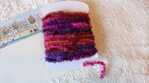 イギリス製　LINTON（リントン）『フェザーやループが交互にあしらわれた華やかなファンシーヤーン』～5m～ 人気・おすすめ｜安定人気・収納便利におすすめ 丁寧対応 配送追跡可 国内発送・保証制度対応