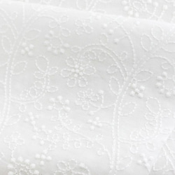 新商品♪『lace - floral wave デザインファブリック 布地』～50㎝単位でカット～ 2枚目の画像
