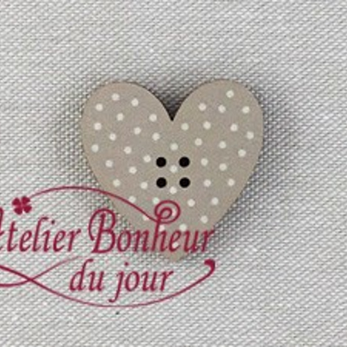 SALE❤フランス製木製ボタンアトリエ ボヌール ドゥ ジュール - ボタン
