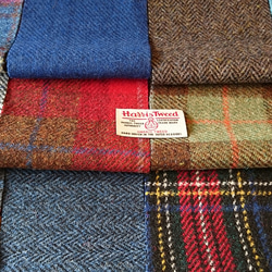 スコットランド伝統の毛織物！『憧れのハリスツイードウールのカットクロス 12種類アソートRセット～ラベル1枚付き～ 6枚目の画像