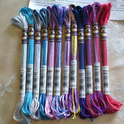 再入荷！人気！『フランス DMC 刺繍糸セット カラーグラデーション