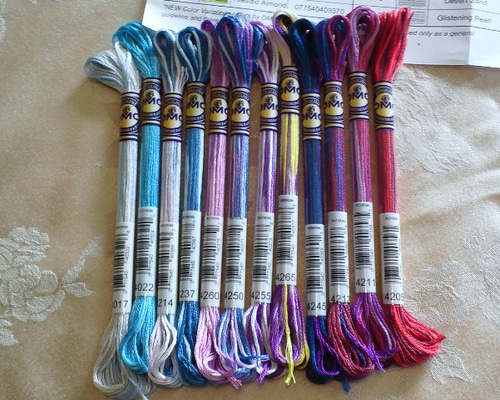 希少】DMC刺繍糸サンプラー（大）色見本 フランスアンティーク