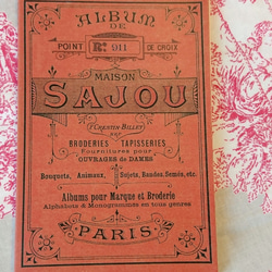 フランスより届きました！『Sajou（サジュー）クロスステッチ ALBUM　図案№911 』 1枚目の画像