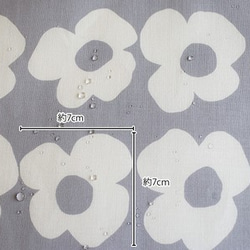 防水コットン！『ブルーミング　デザインファブリック　防水コットン生地』～50㎝単位でカット～ 2枚目の画像