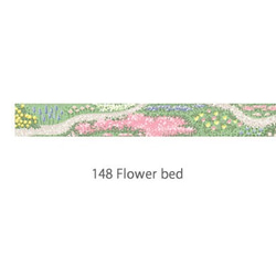 新入荷！『お洒落！Flower bed マスキングテープ』～同柄2個セット～ 2枚目の画像