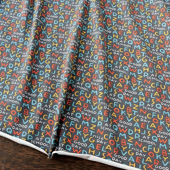 マスク作りにも！フランス『DOMOTEX ドモテックス　アルファベット柄　ニット生地』～50㎝単位カット～ 人気・おすすめ｜使いやすい・旅行におすすめ 品質保証 全国発送 正規品・日本国内発送・安心保証付き