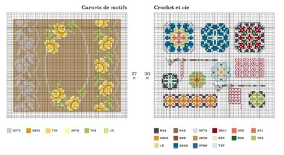 フランスより！新商品！D･M･C（ディー･エム･シー）『刺しゅう図案集「メルスリー」 』 4枚目の画像