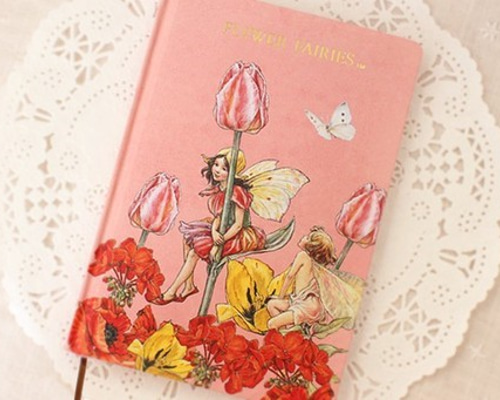 再入荷！人気！『フラワーフェアリーズ B6 ハードカバーノート Flower