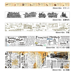 新商品！東京アンティーク『マスキングテープ　手紙』～40mm×8m～ 2枚目の画像