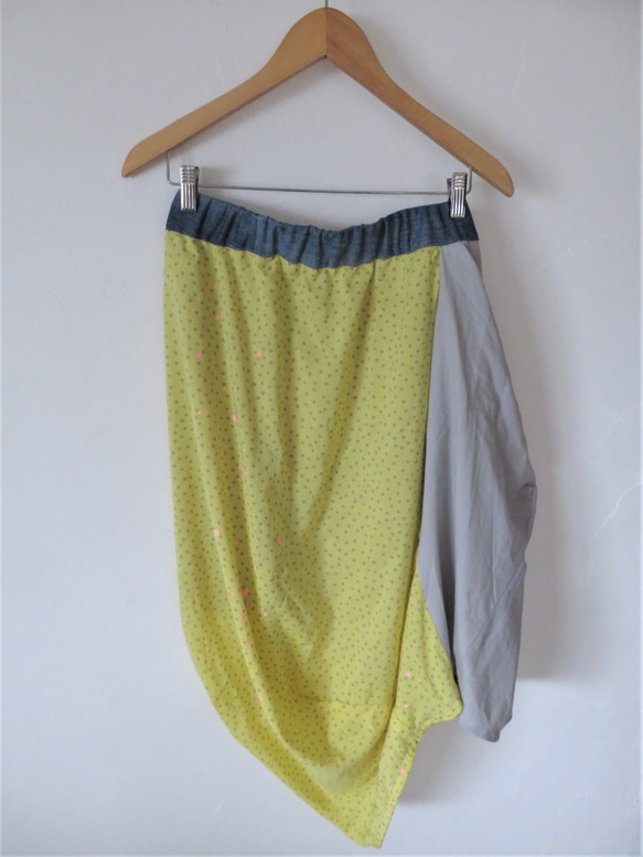 セール　コクーン　変形スカート ドット tanabata 3枚目の画像