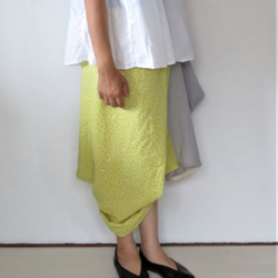 セール　コクーン　変形スカート ドット tanabata 2枚目の画像