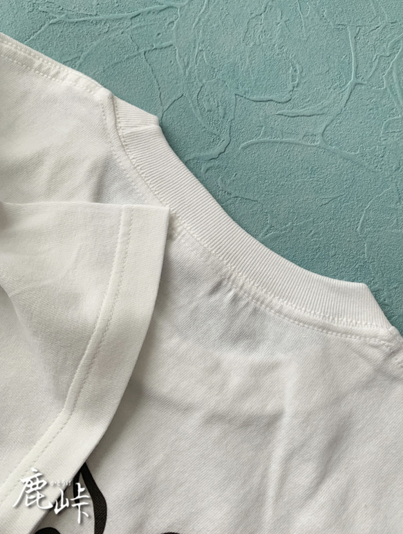 《受注製作T》『華トラちゃん』プリントTシャツ01　（選べるカラー：白又はライトパープル） 5枚目の画像