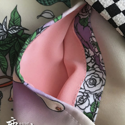 【受注製作】ゆるふわ男子柄の植毛刺繍ブルゾン 7枚目の画像