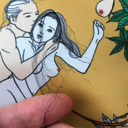 タロット柄の植毛刺繍ブルゾン 4枚目の画像