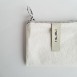 poitto10 typewriter POUCH アイボリー 2枚目の画像