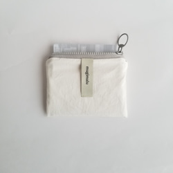 poitto10 typewriter POUCH アイボリー 4枚目の画像