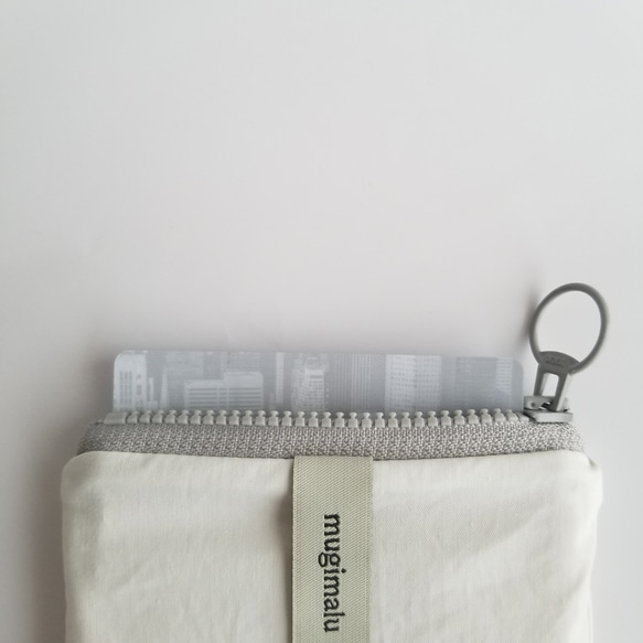 poitto10 typewriter POUCH アイボリー 5枚目の画像