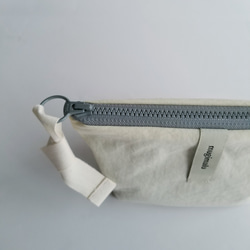 poitto16 マチ5深型 天然色素染NYLON POUCH ..Chamomile.. 3枚目の画像