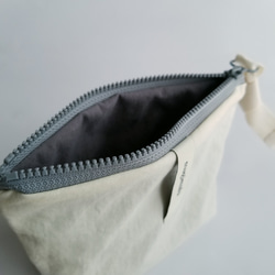 poitto16 マチ5深型 天然色素染NYLON POUCH ..Chamomile.. 6枚目の画像