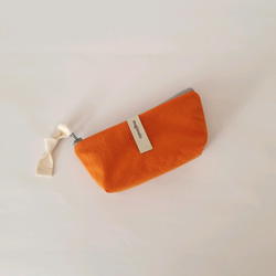 poitto16 マチ5 天然色素NYLON POUCH ..Madder.. 1枚目の画像